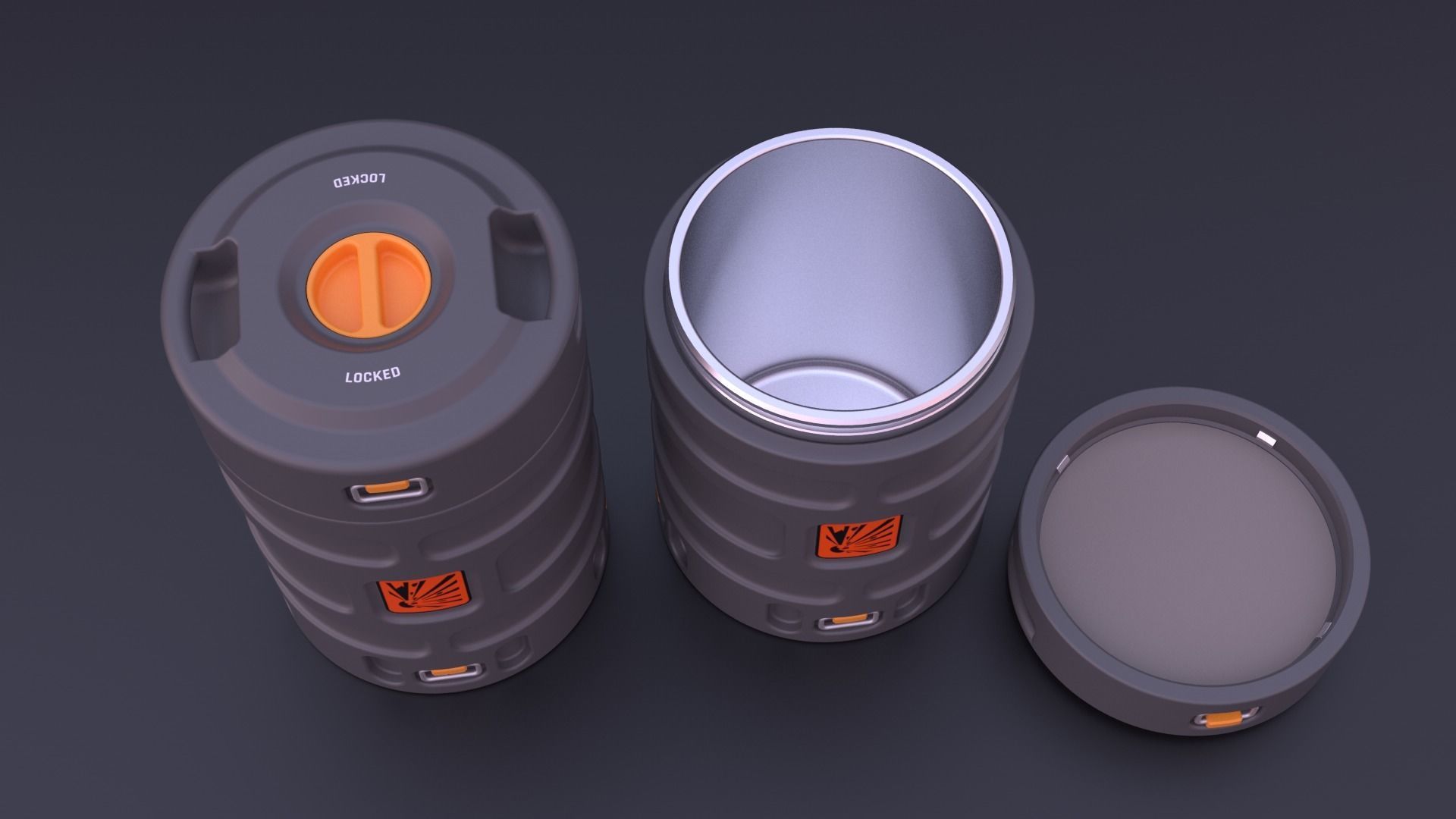 SciFi Container 3 3D model_14