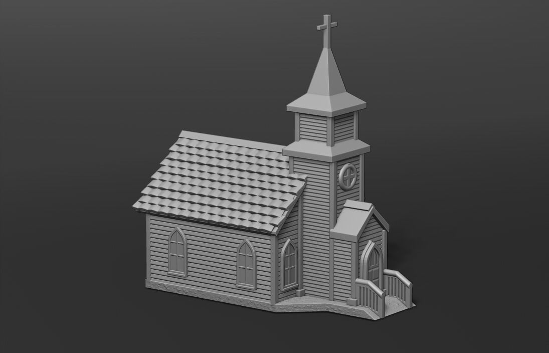 3d print Church 3D print model_1