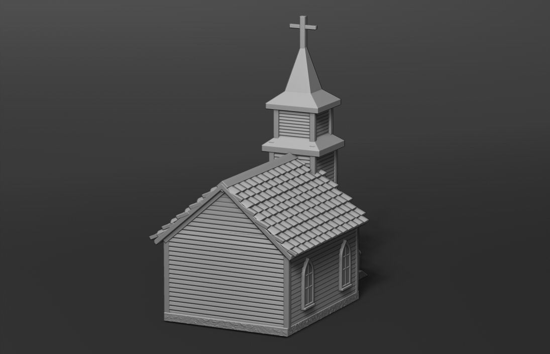 3d print Church 3D print model_2
