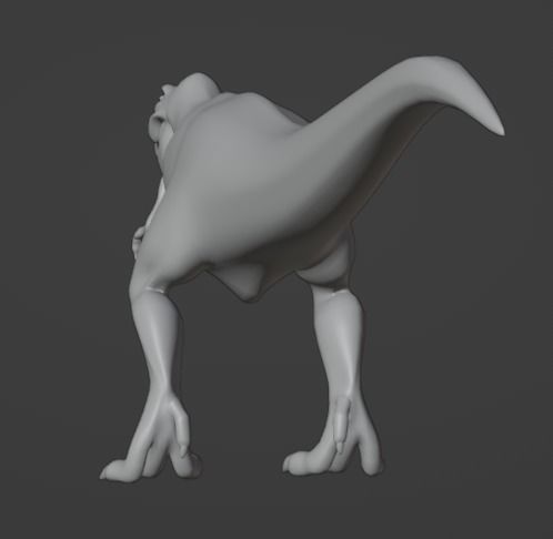 Tyrannosaurus Rex Model - texture painted with bump 3D model_8