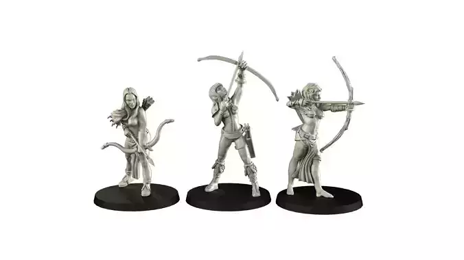 Elf Archer 3D print model