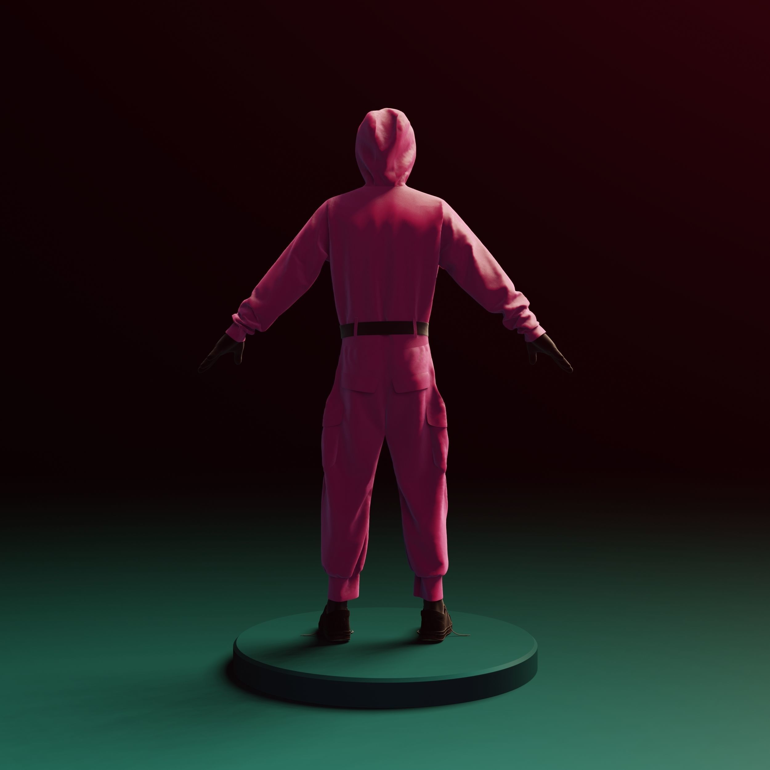 SQUID GAME MODEL EEVEE RENDER 3D model_5