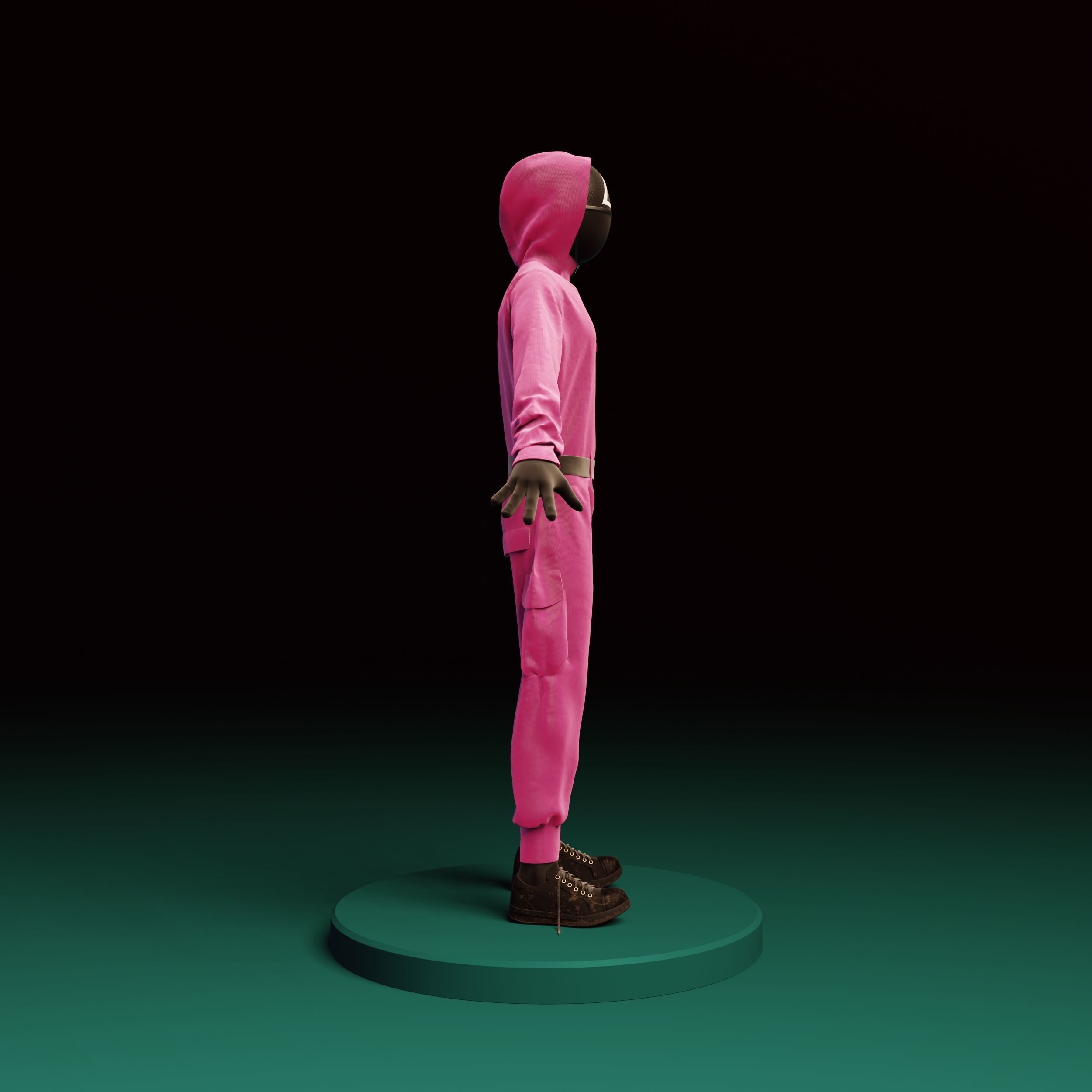 SQUID GAME MODEL EEVEE RENDER 3D model_7