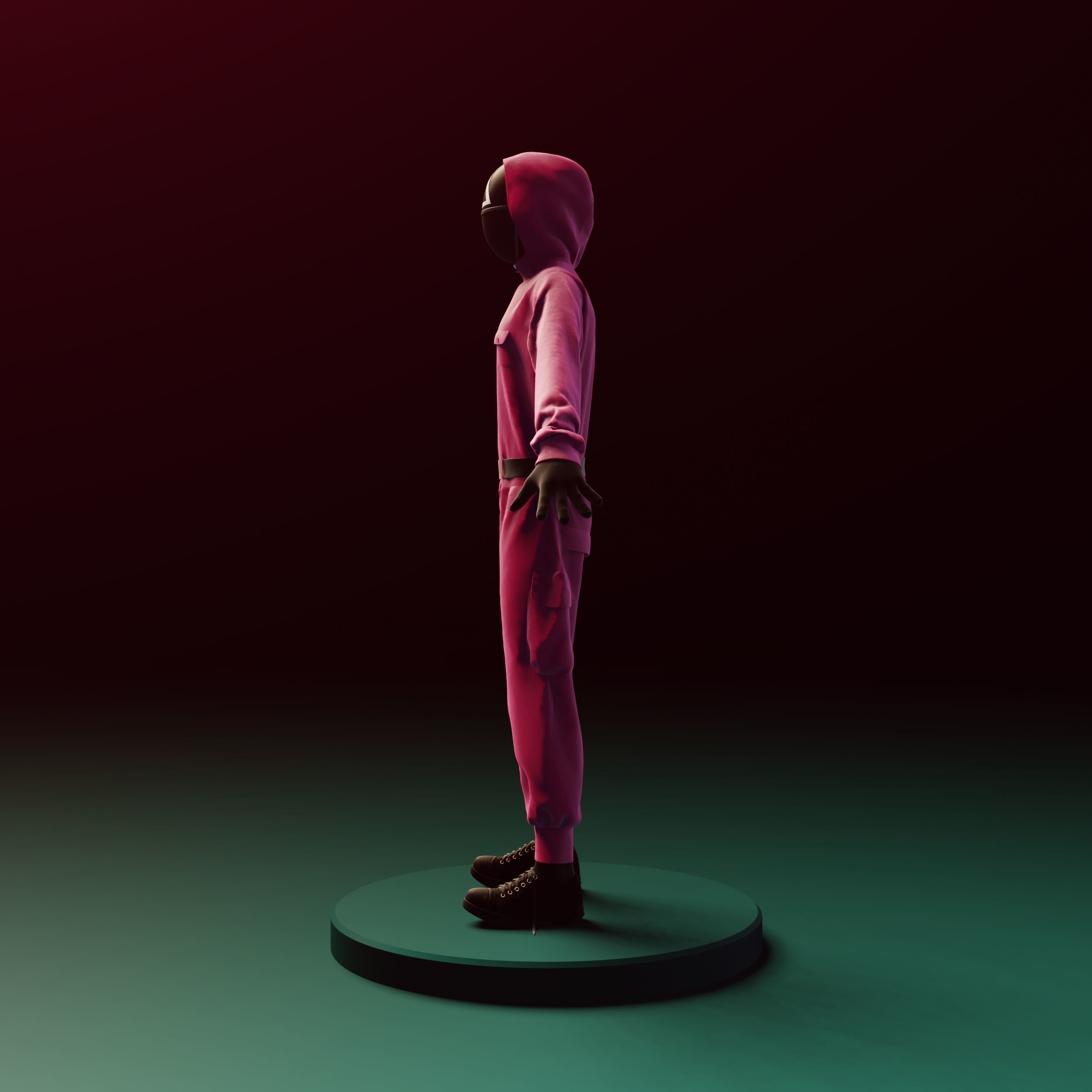 SQUID GAME MODEL EEVEE RENDER 3D model_3