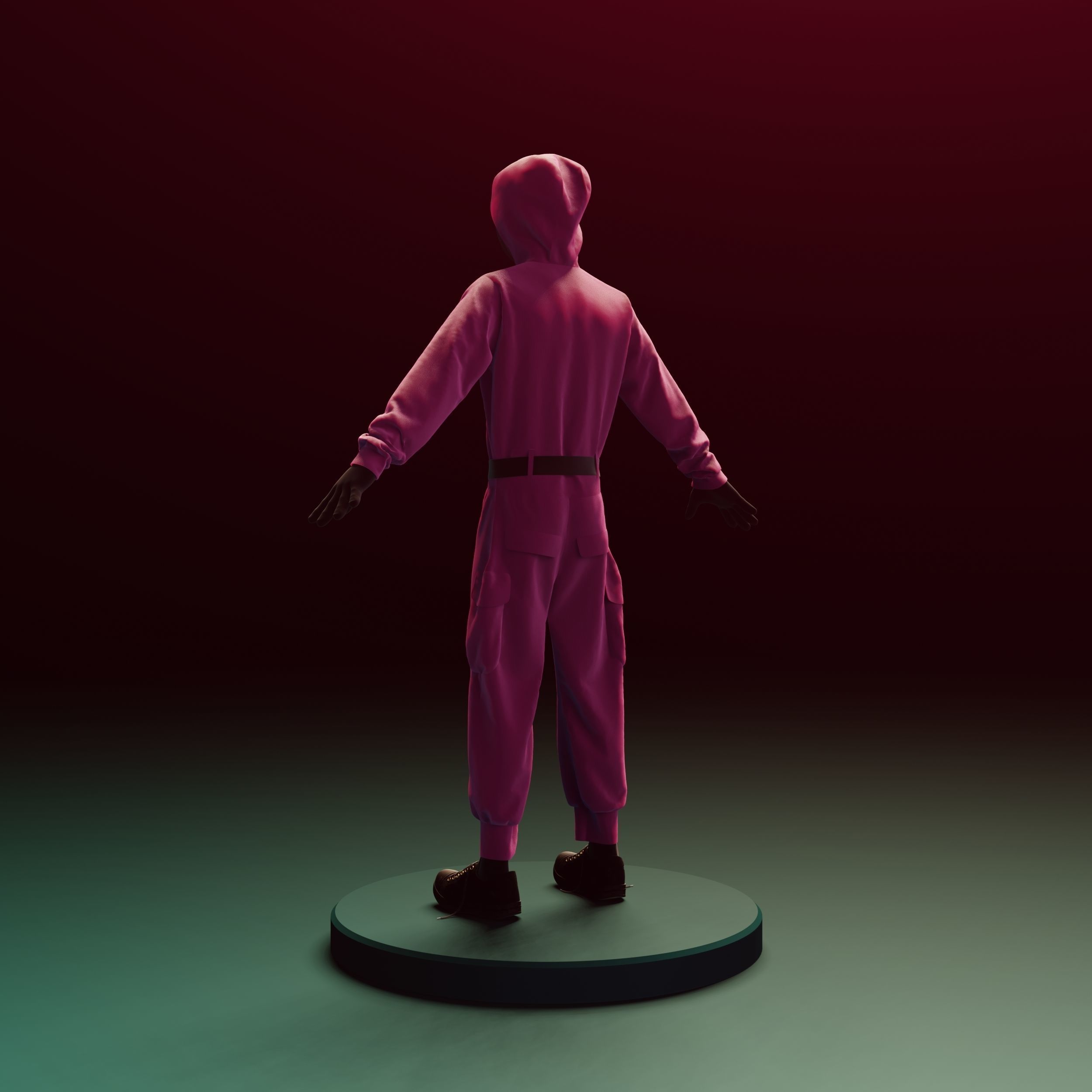 SQUID GAME MODEL EEVEE RENDER 3D model_4