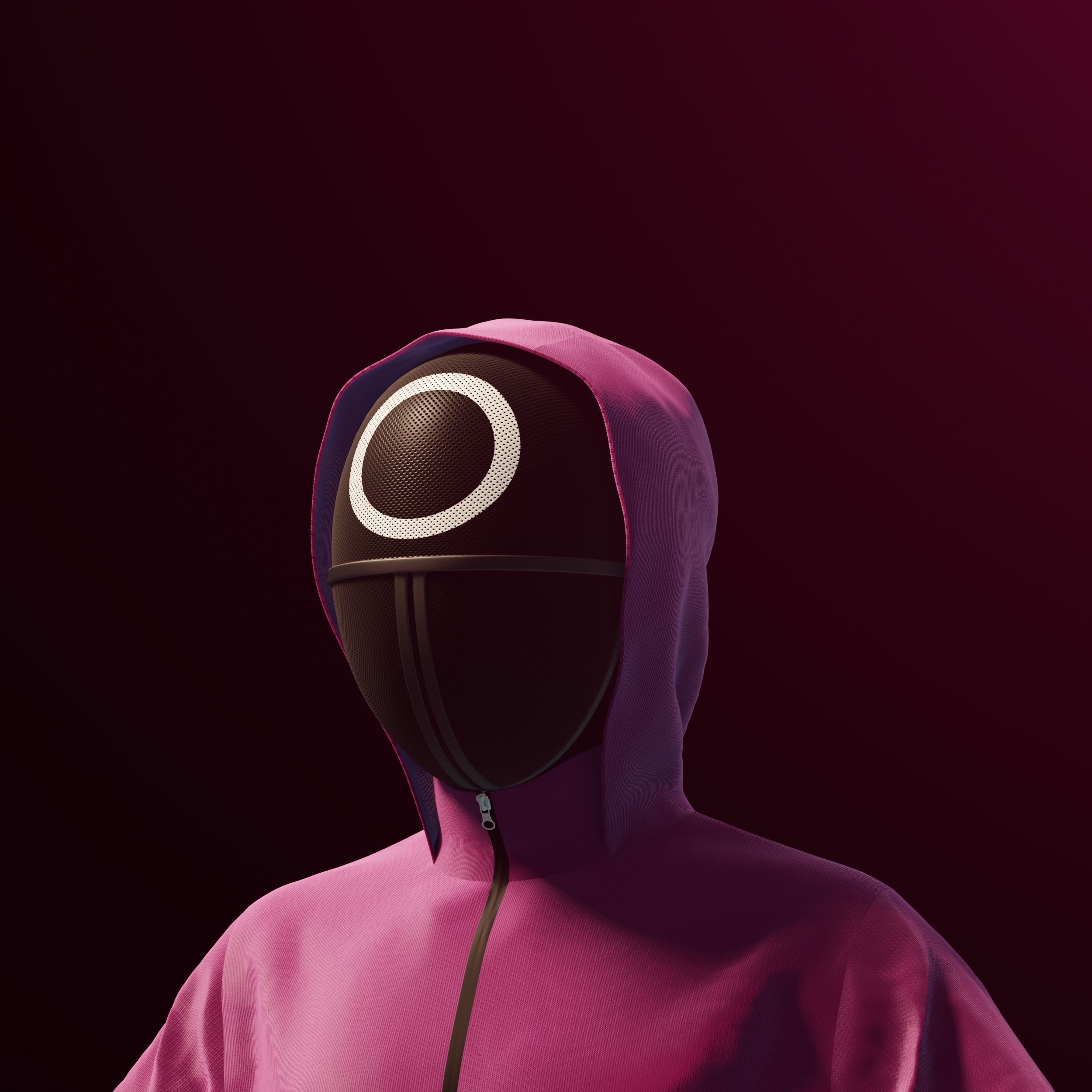 SQUID GAME MODEL EEVEE RENDER 3D model_11