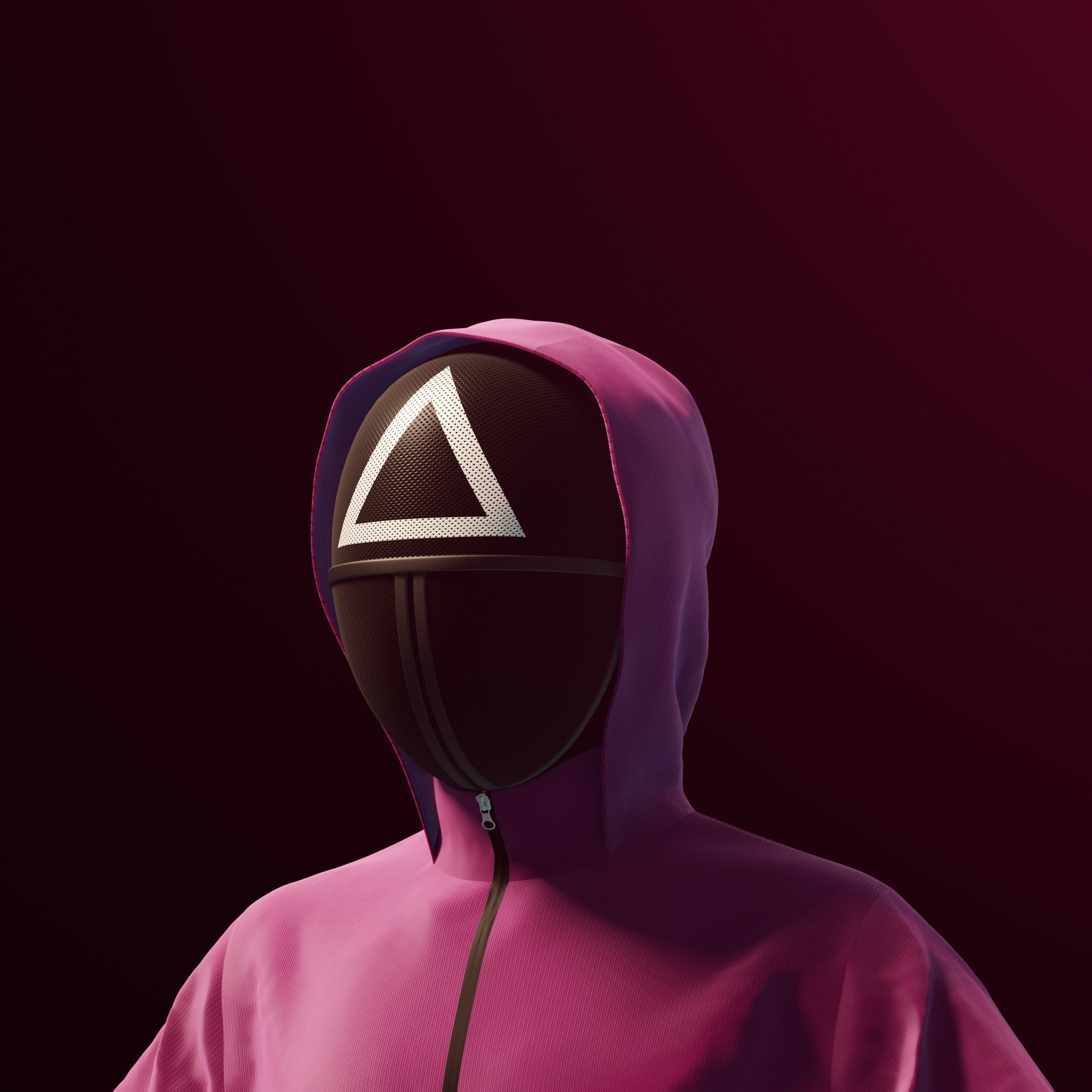 SQUID GAME MODEL EEVEE RENDER 3D model_9