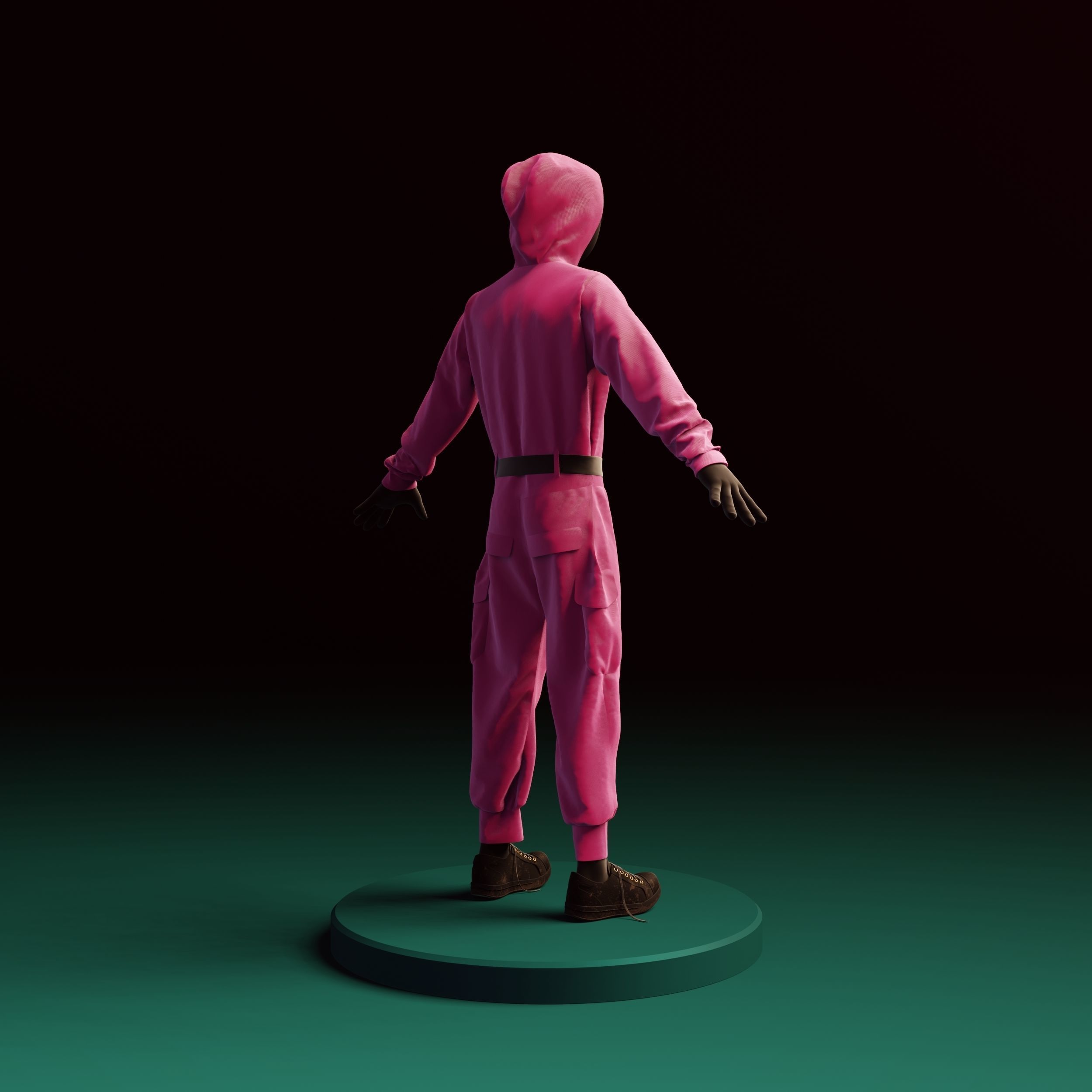 SQUID GAME MODEL EEVEE RENDER 3D model_6