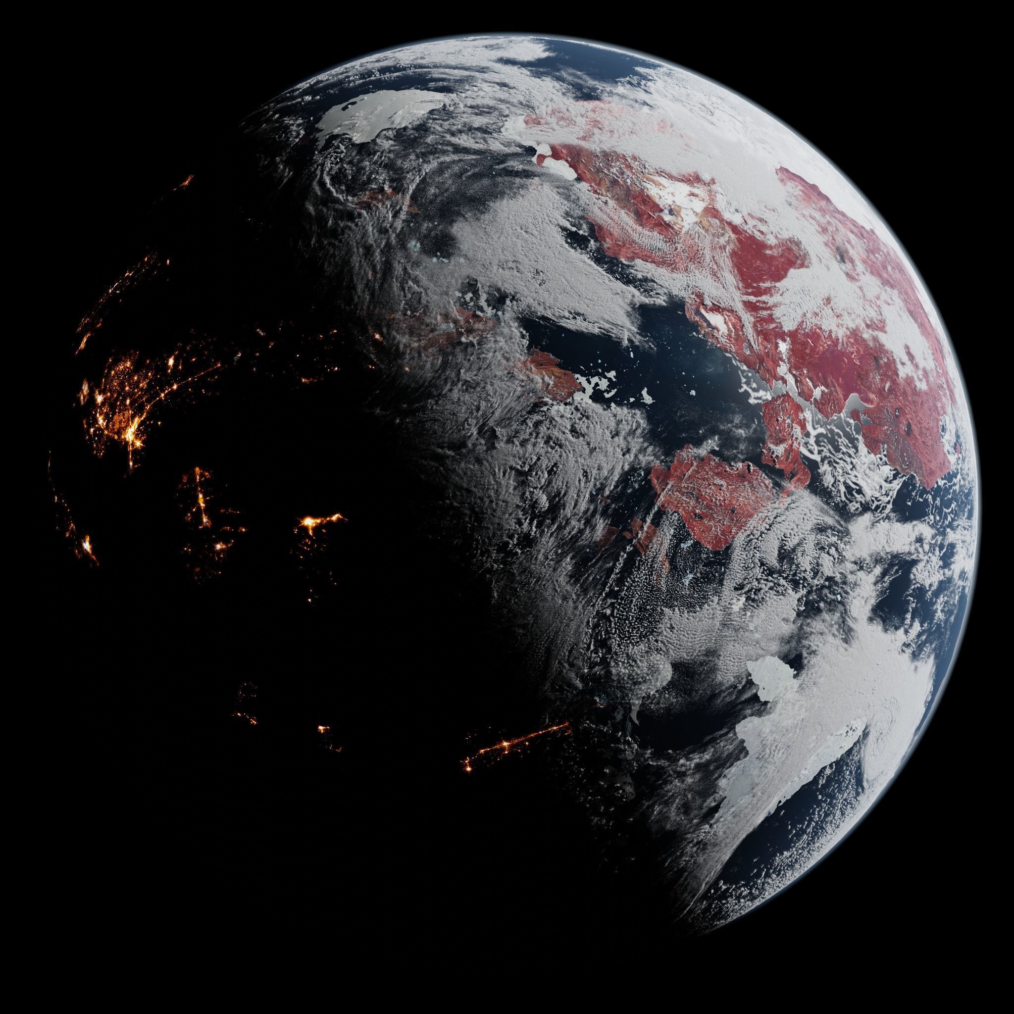 Ice Planet 06 - 16k 3D model_7