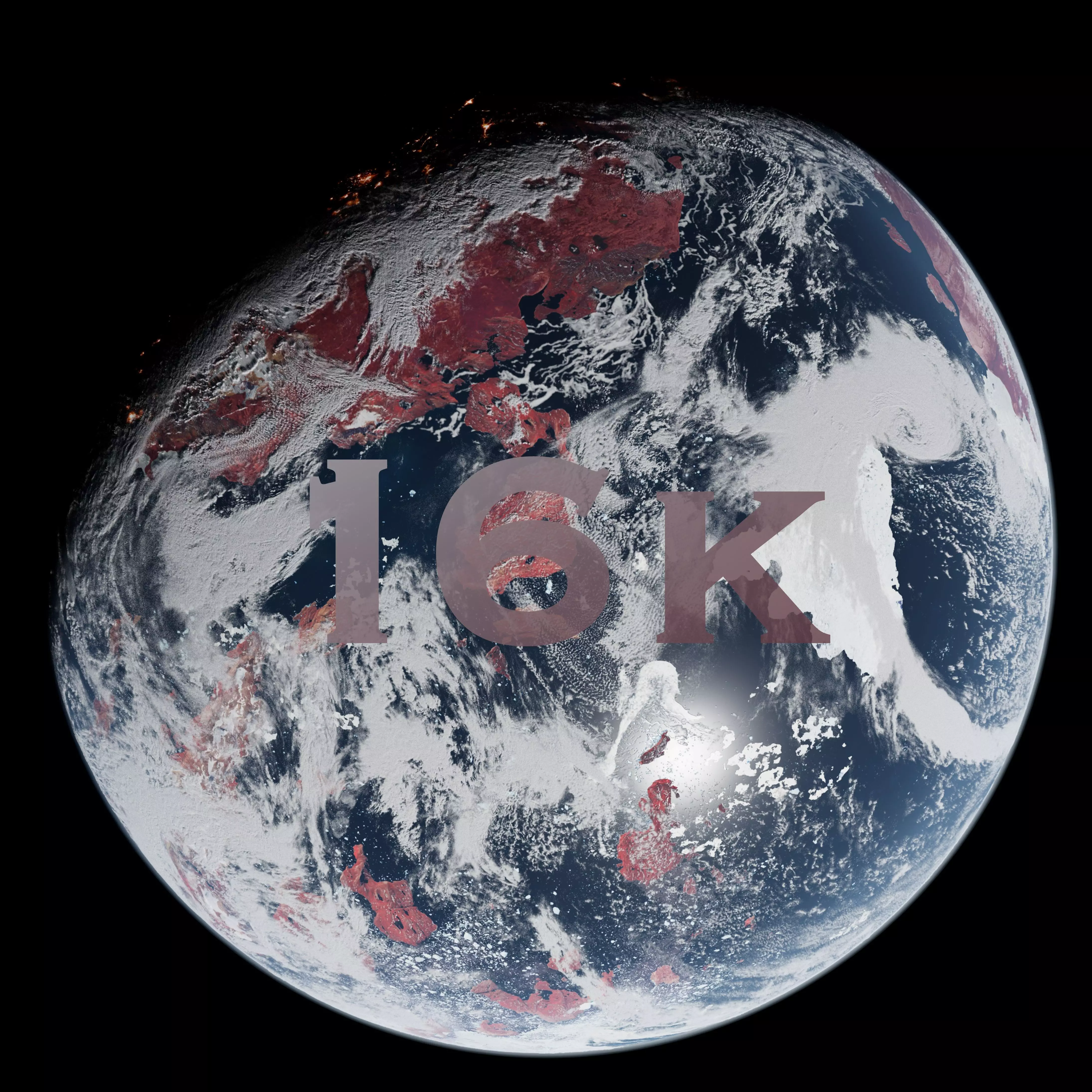 Ice Planet 06 - 16k 3D model_0