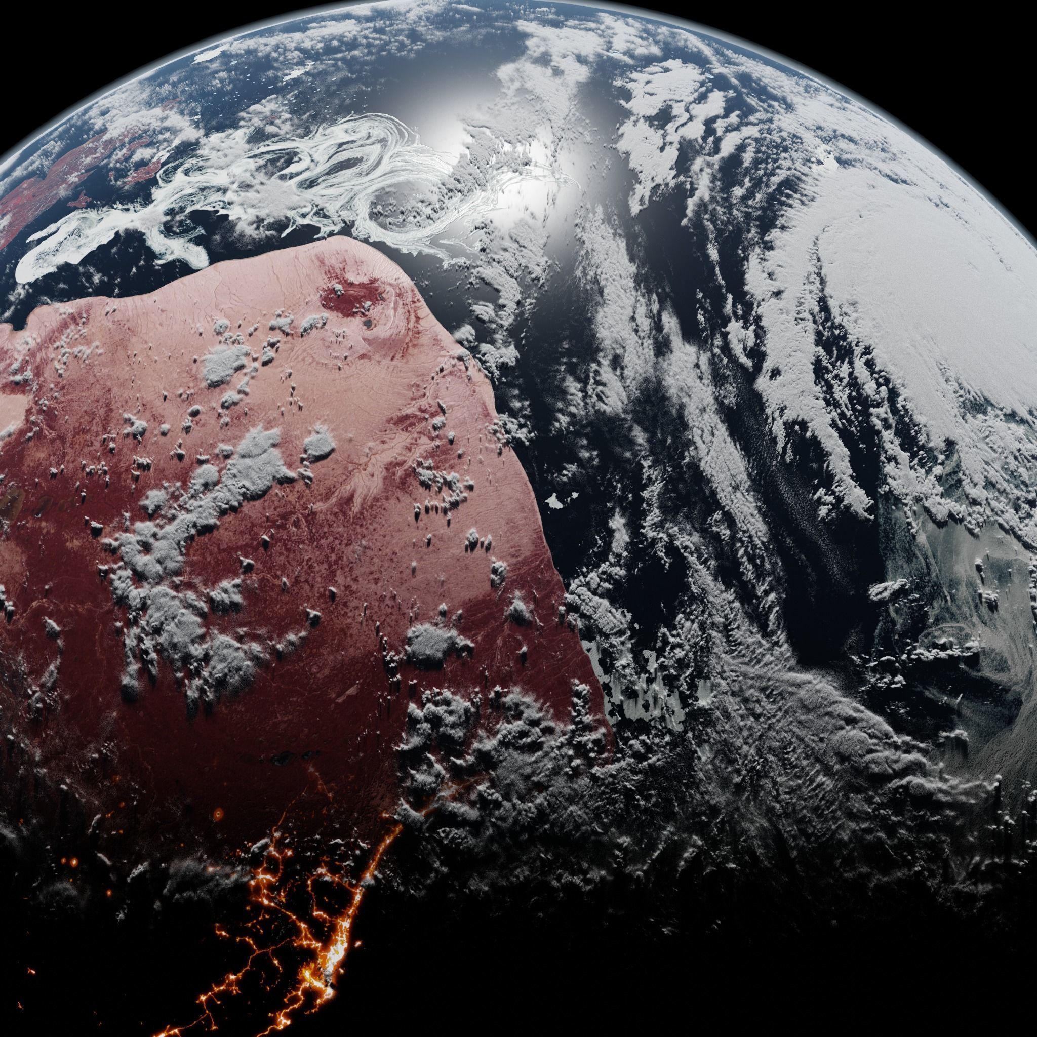 Ice Planet 06 - 16k 3D model_8