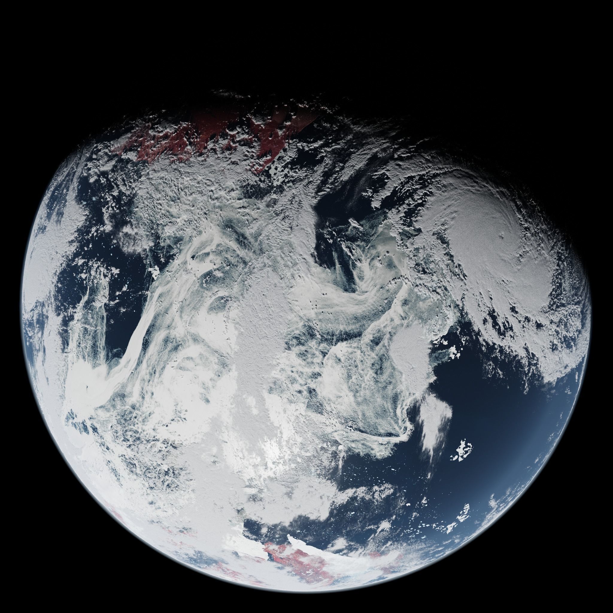 Ice Planet 06 - 16k 3D model_9