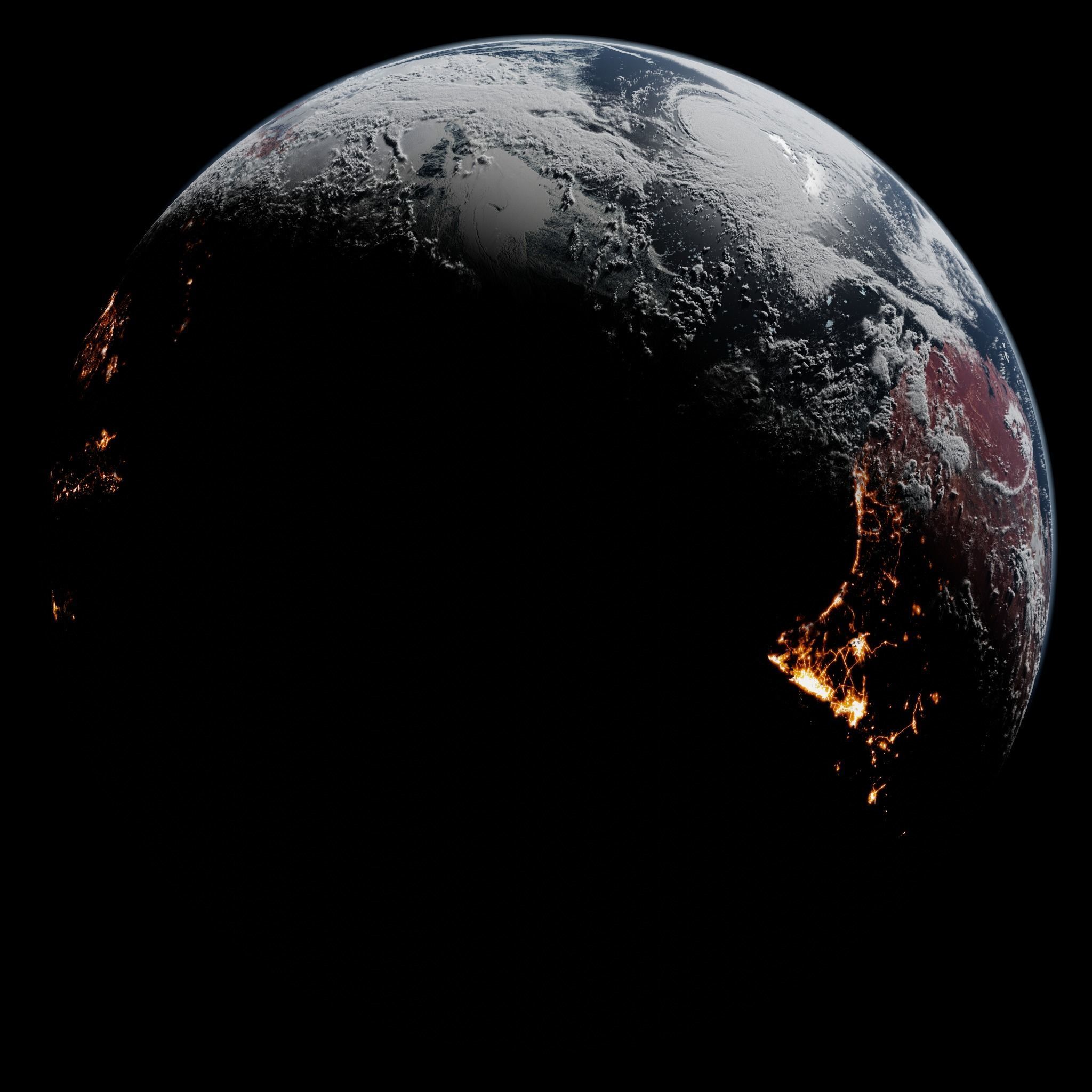 Ice Planet 06 - 16k 3D model_10