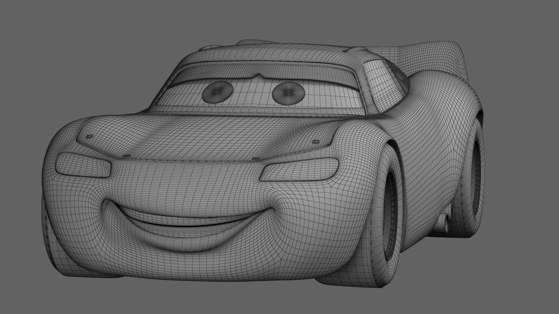 Pixar lightingmcqueen Car model 3D model_13
