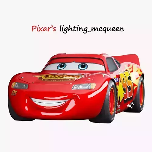 Pixar lightingmcqueen Car model