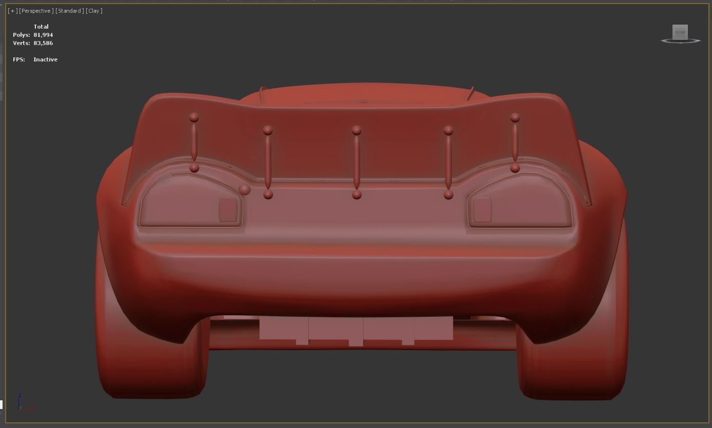 Pixar lightingmcqueen Car model 3D model_16