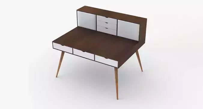Wooden study desk