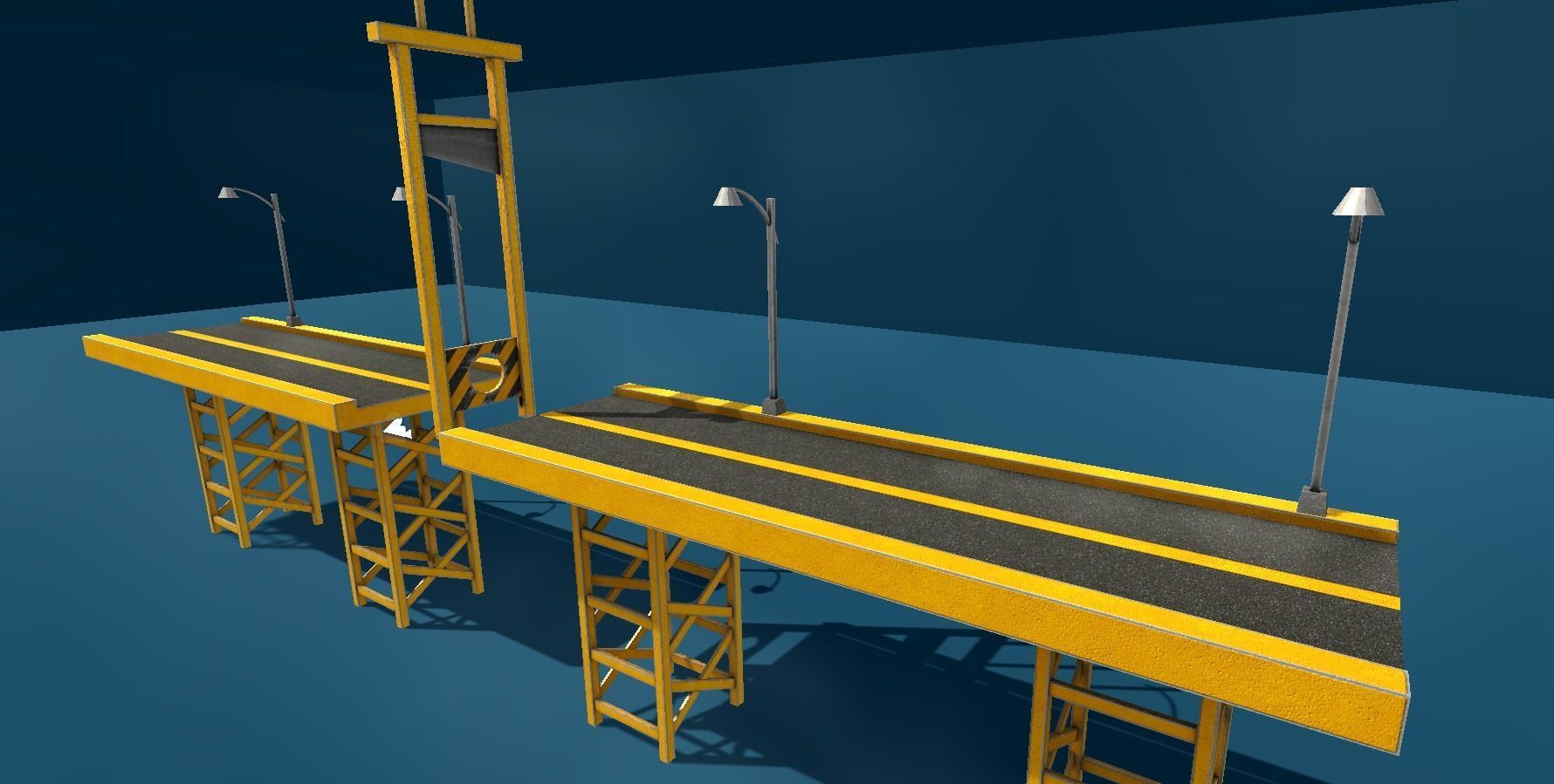 Squid Games Low Poly 3D Model Environment Ready For Mobile Games Low-poly 3D model_8