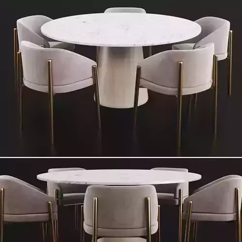 Porro Frank armchair and Materic table