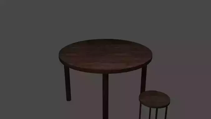 Table and stool