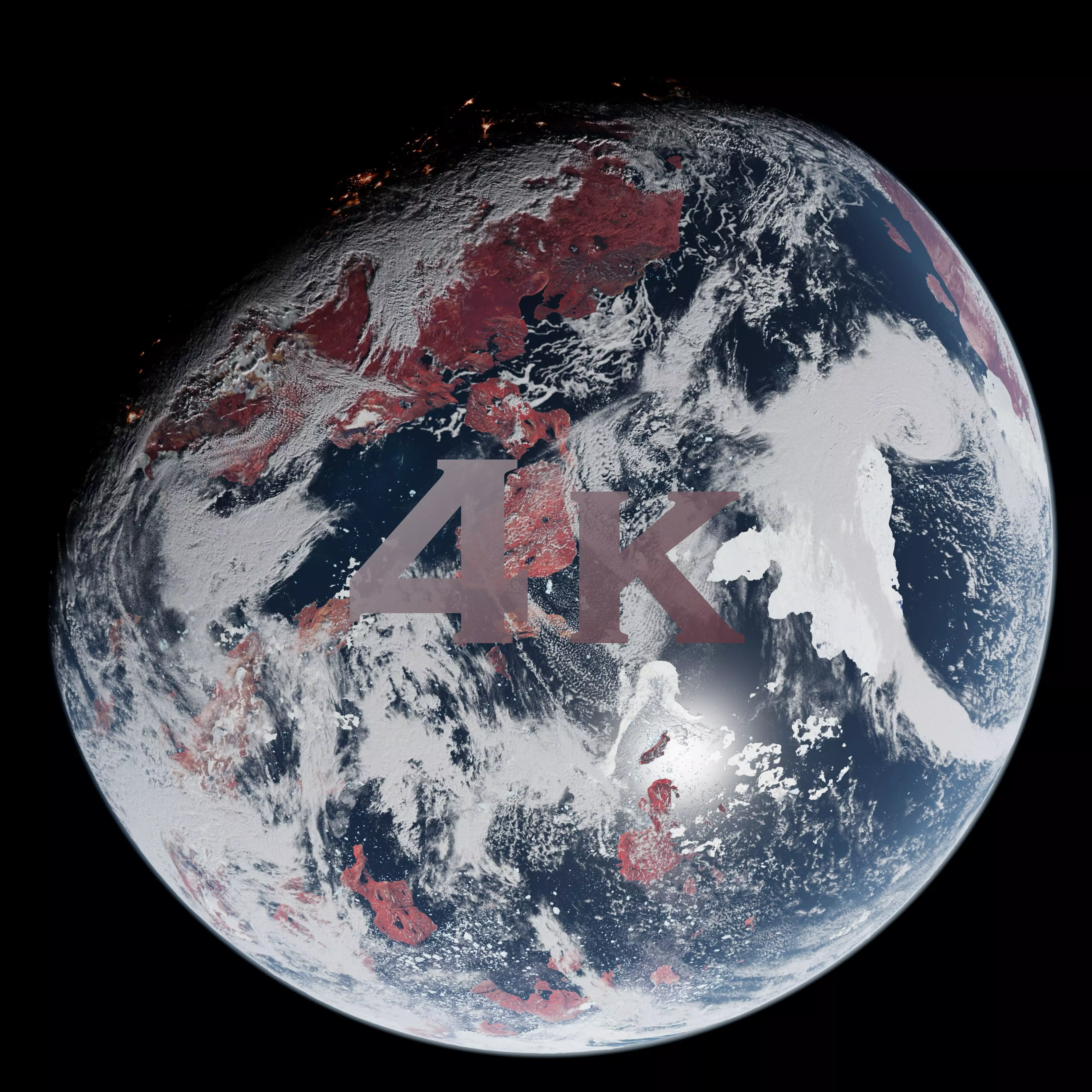 Ice Planet 06 - 4k Free 3D model