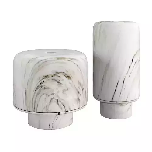 Pair of lamps Foxfire by Studio Raw Material