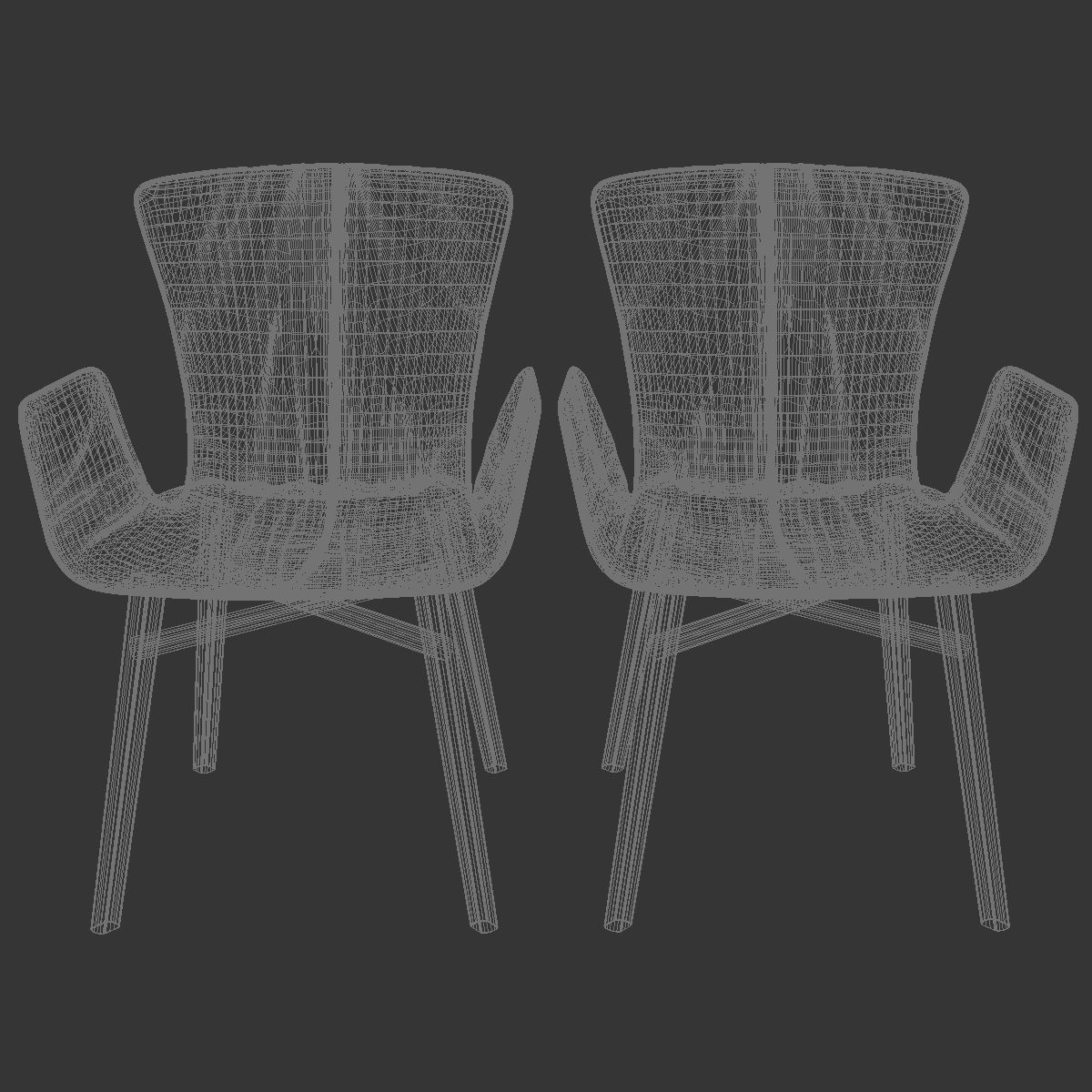Draenert DEXTER Chair 3D model_7