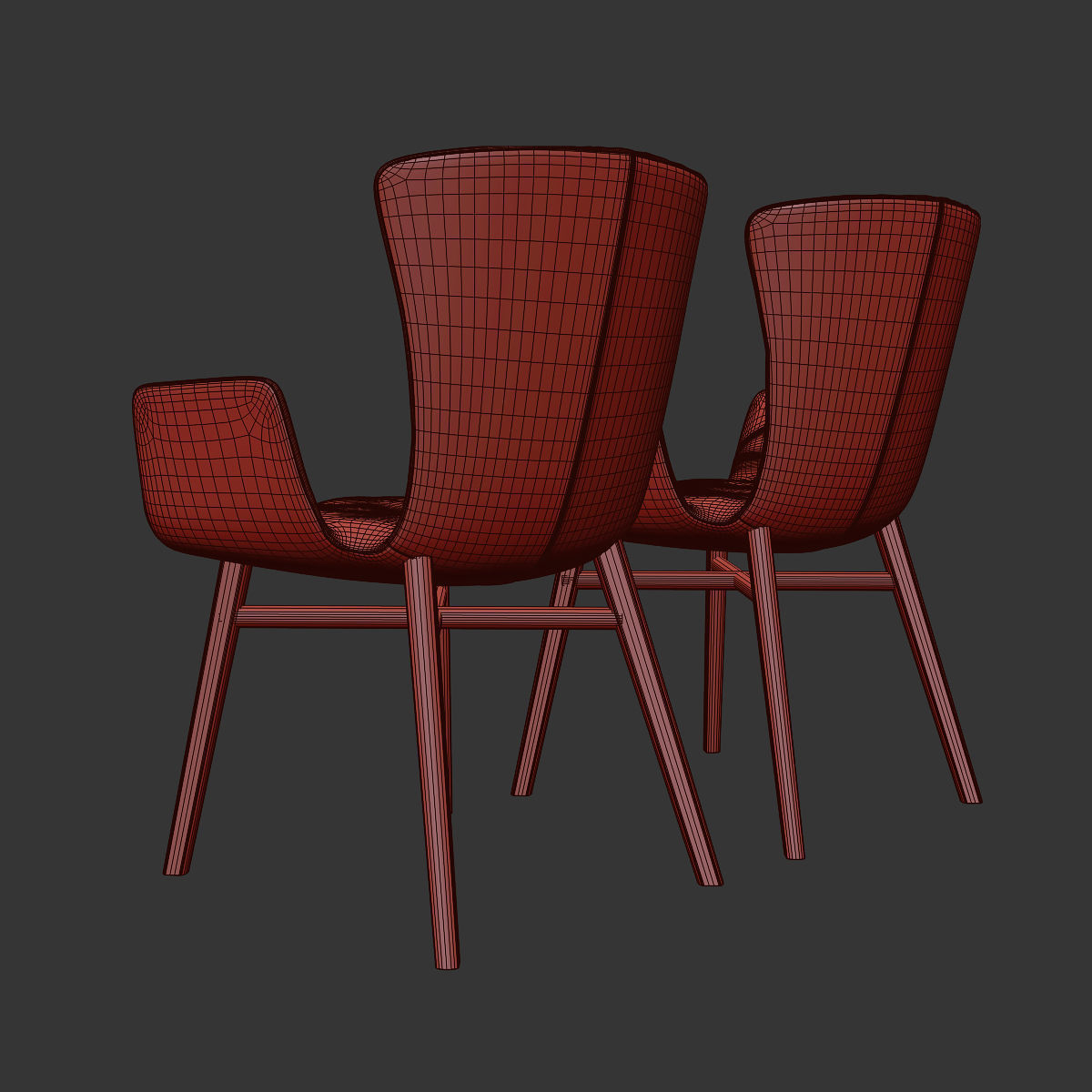 Draenert DEXTER Chair 3D model_9