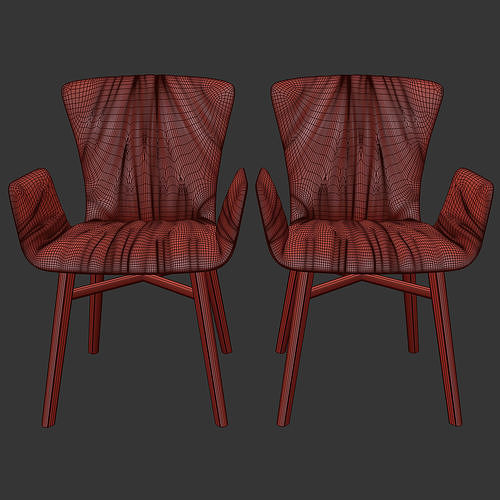 Draenert DEXTER Chair 3D model 7