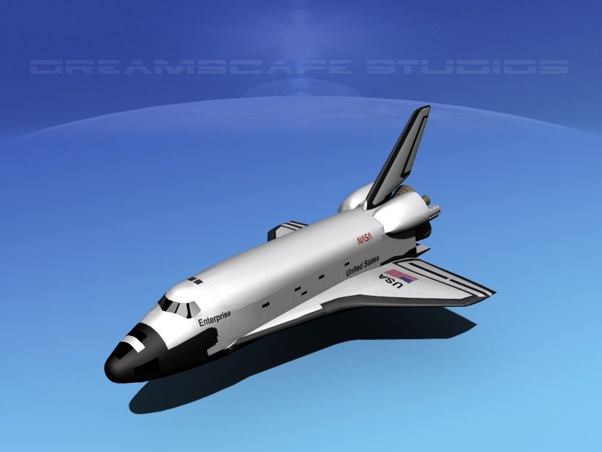 Space Shuttle Enterprise Basic LP 1-1  3D model_10