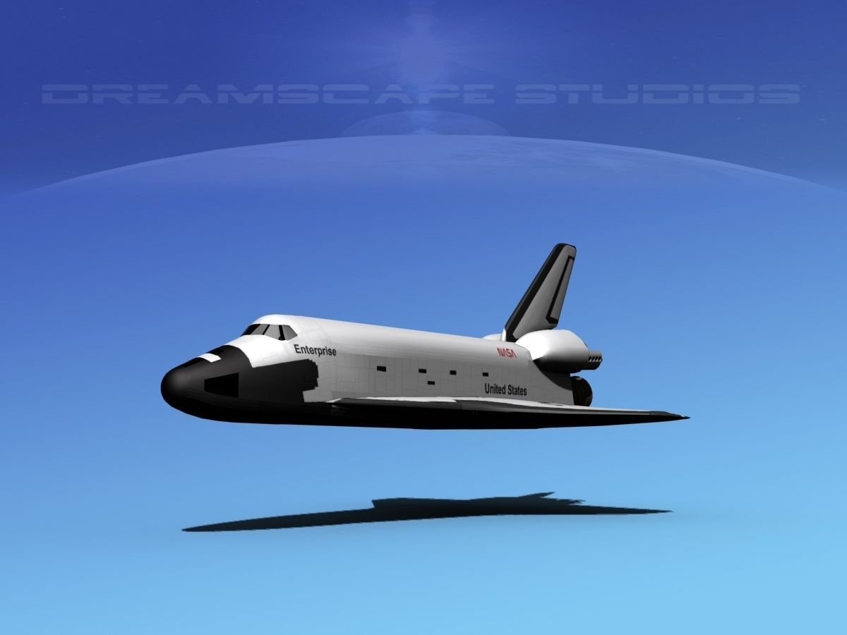 Space Shuttle Enterprise Basic LP 1-1  3D model_1