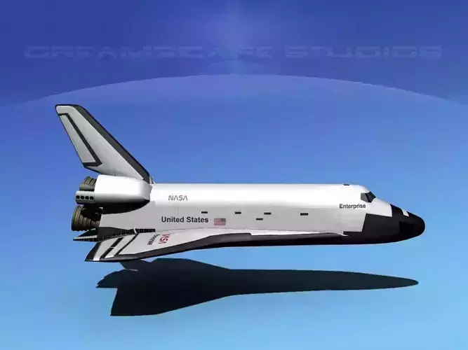 Space Shuttle Enterprise Basic LP 1-1  3D model