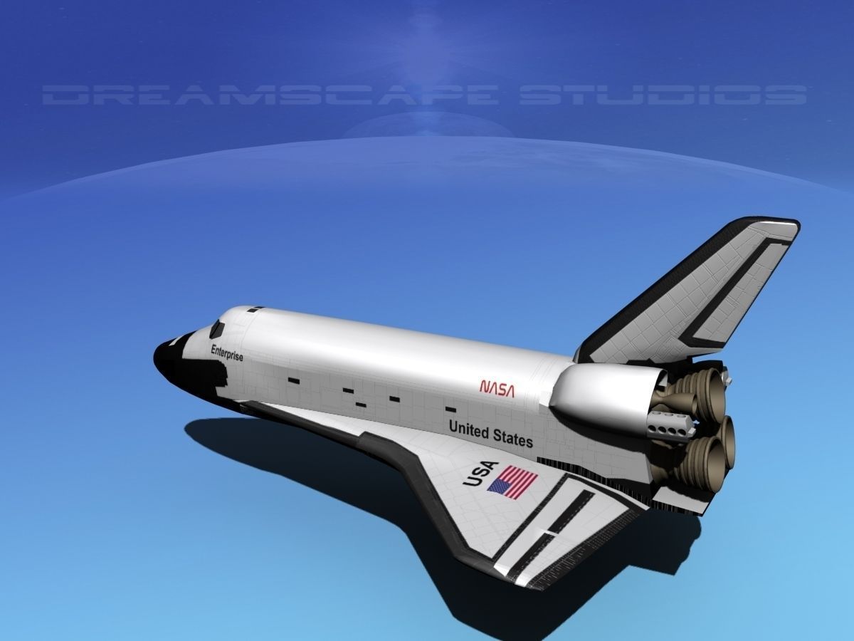 Space Shuttle Enterprise Basic LP 1-1  3D model_8