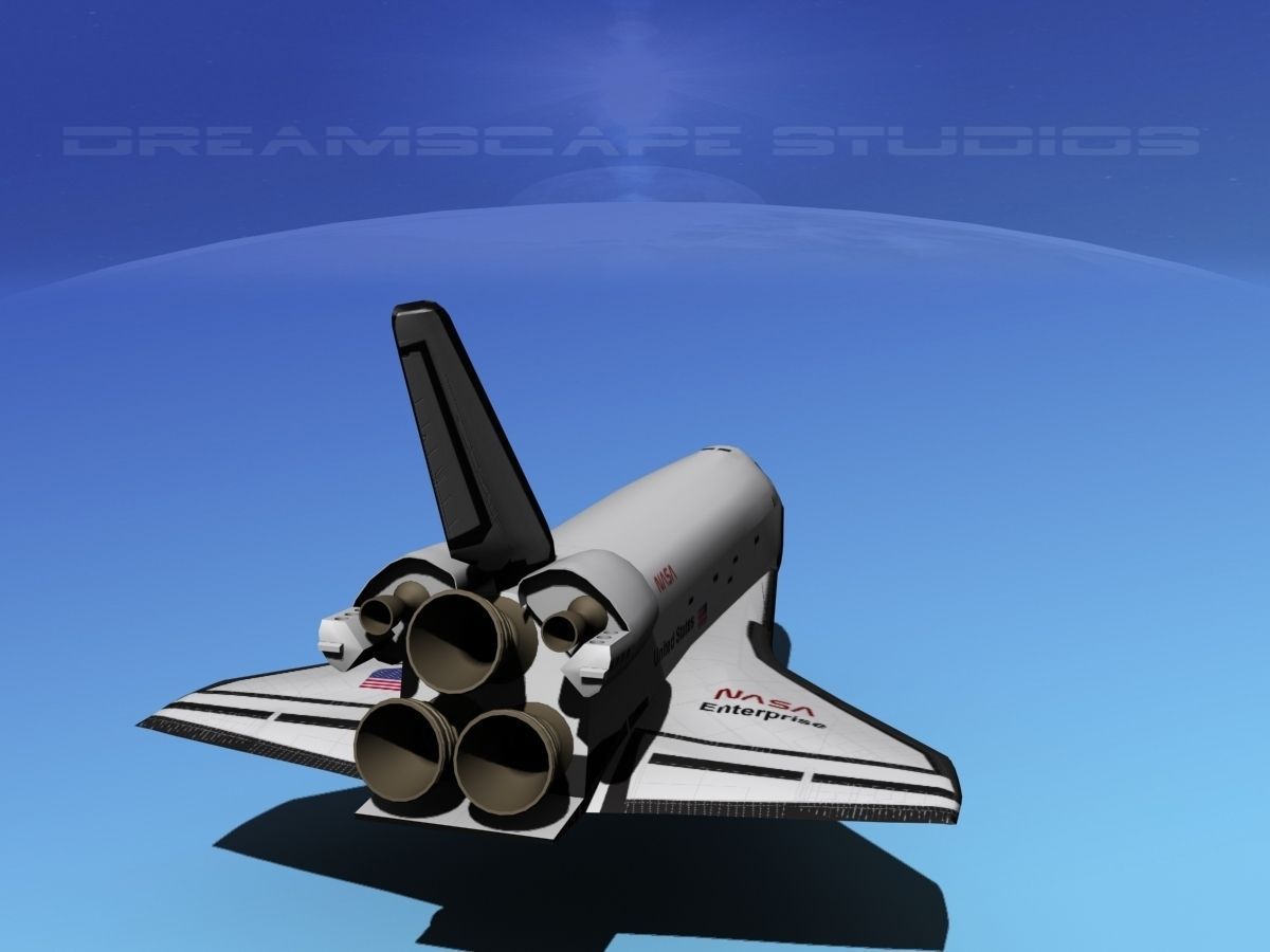 Space Shuttle Enterprise Basic LP 1-1  3D model_6