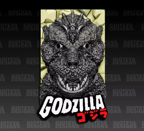 Godzilla Gojira 1954 Magnet 3D model_0