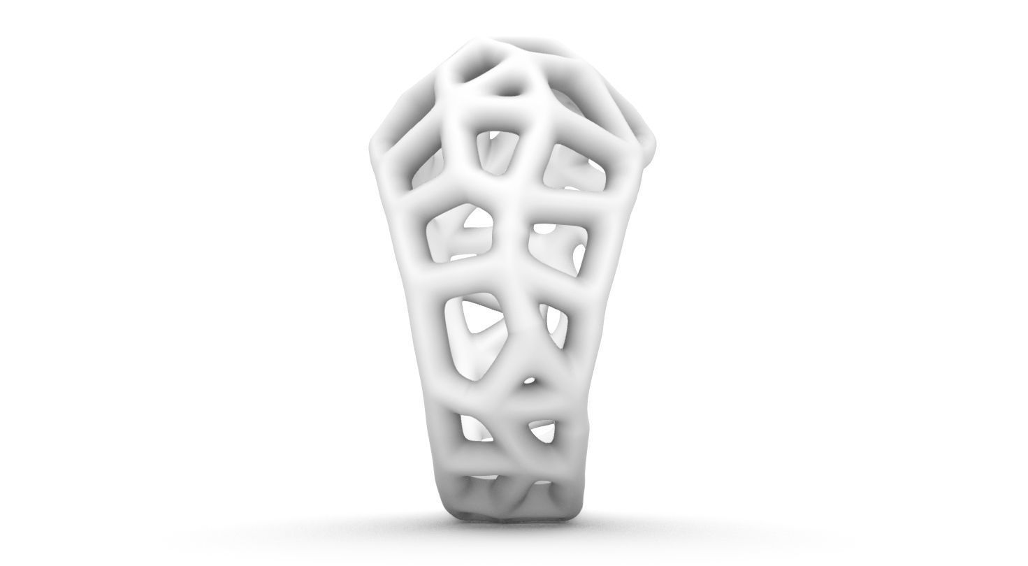 biogrid ring - balltop 3D print model_4