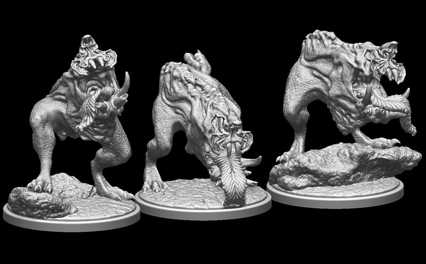 Squig creature for 3d printing 3D print model_3