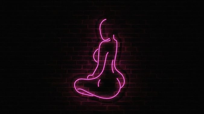 Neon 3D Model 11 - Body Shape 1 3D model