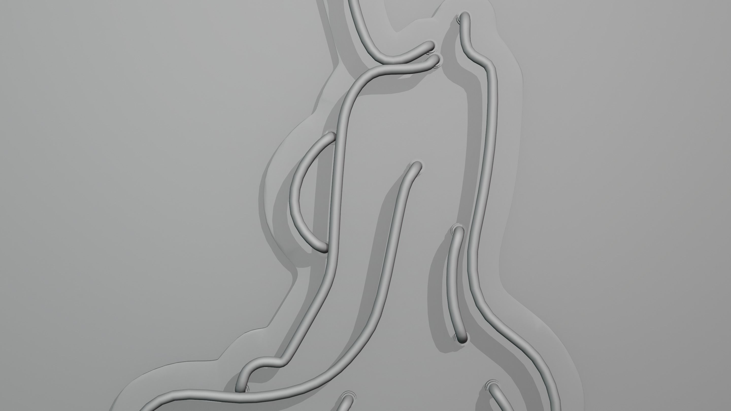 Neon 3D Model 11 - Body Shape 1 3D model_11