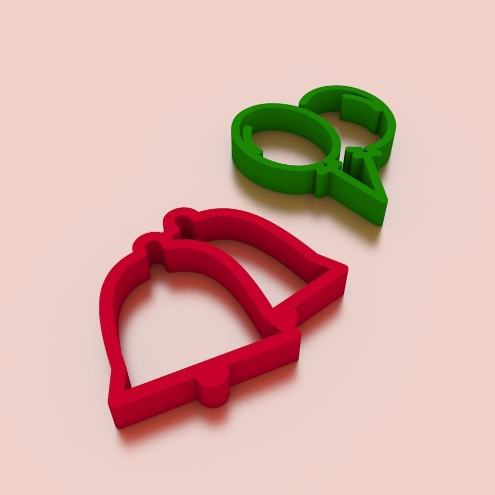 Christmas Cookie Cutter and Accesories 3D print model_1