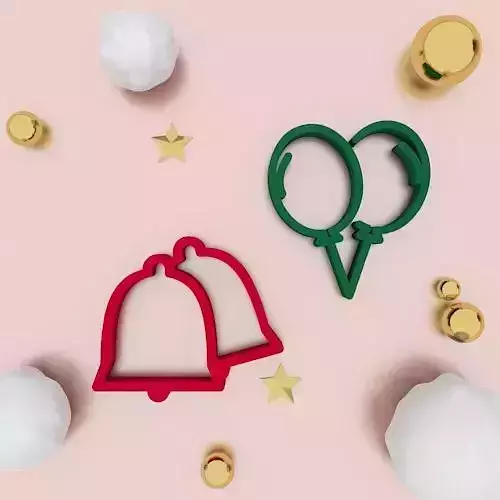 Christmas Cookie Cutter and Accesories 3D print model