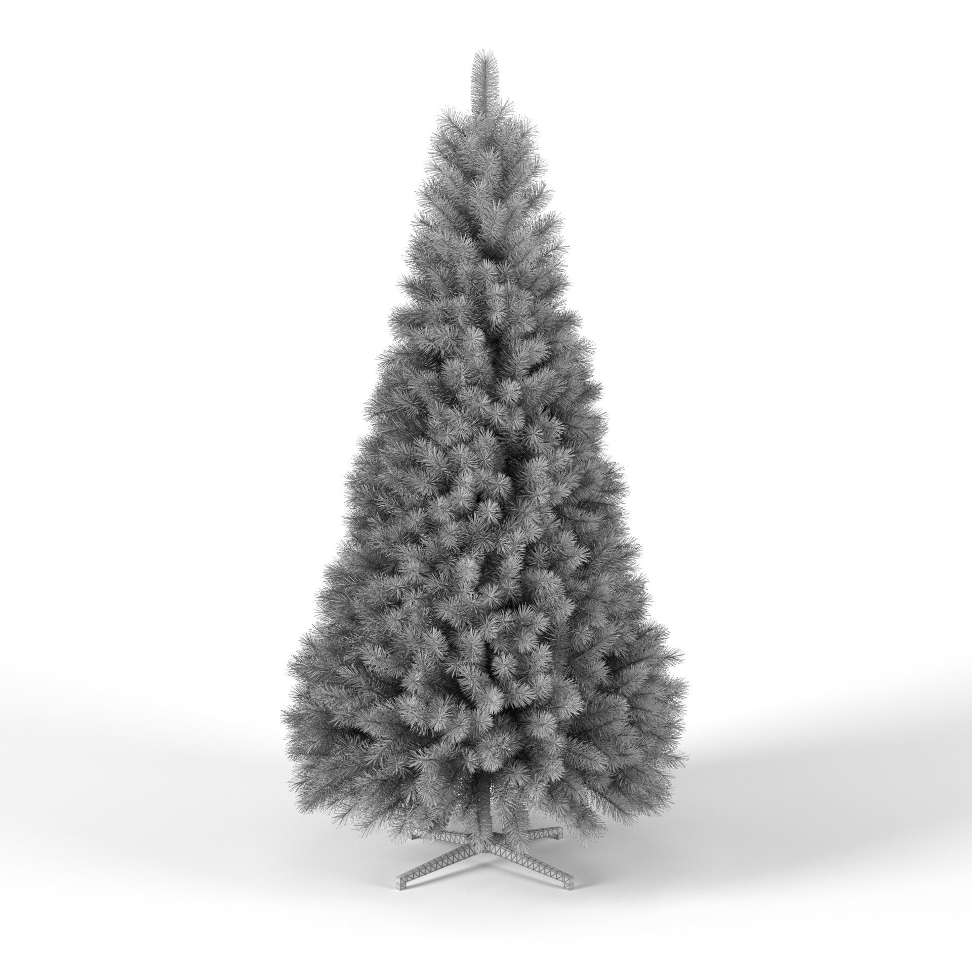 Christmas Tree 9 feet With Lights 3D model_6