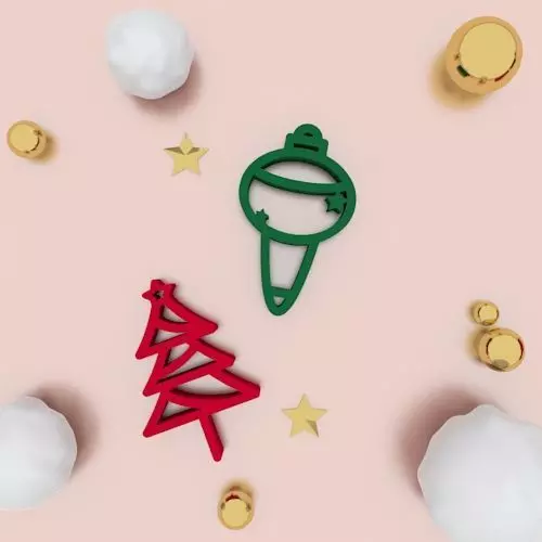 Christmas Cookie Cutter and Accessories 3D print model_0