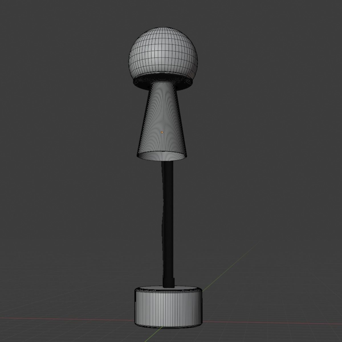  Adjustable Table Lamp Black 3D model_7