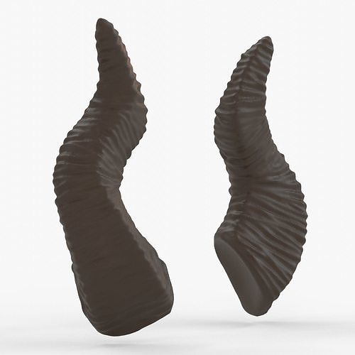 Medium Wiggle Horns - Wanda 3D print model