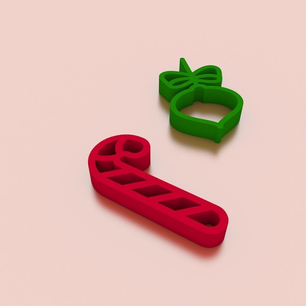 Christmas Cookie Cutter and Accessories 3D print model_1