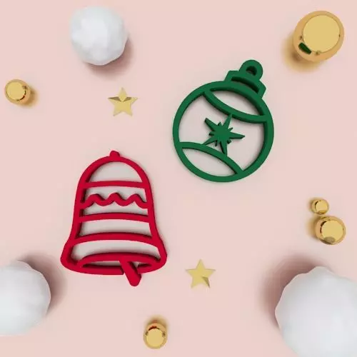 Christmas Cookie Cutter and Accessories 3D print model_0