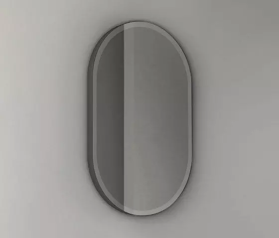 Mirror with integrated lighting 3D model_0