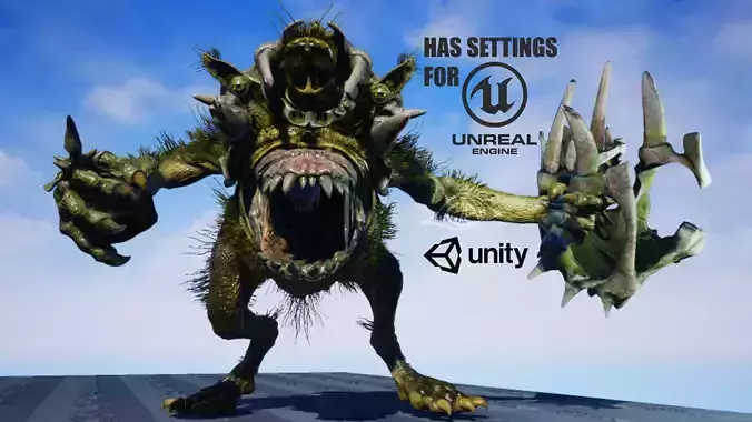 Sniffer Hunter Low-poly 3D model