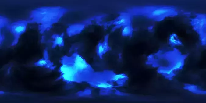 Nebula HDRI nanopack Free 3D model